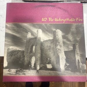 U2 The Unforgettable Fire Vinyl LP - Original 1984 Pressing - Island Records